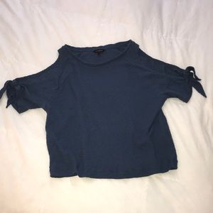 lucky brand open shoulder shirt